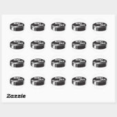 STICKER ROND HOCKEY (Feuille)