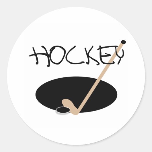 STICKER ROND HOCKEY (Devant)