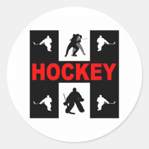 Sticker Rond hockey cool