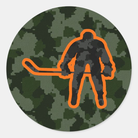 Sticker Rond Hockey de Camo (Devant)