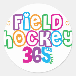 Sticker Rond Hockey de champ 365