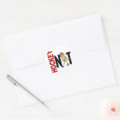 Sticker Rond Hockey Nut 1 (Enveloppe)