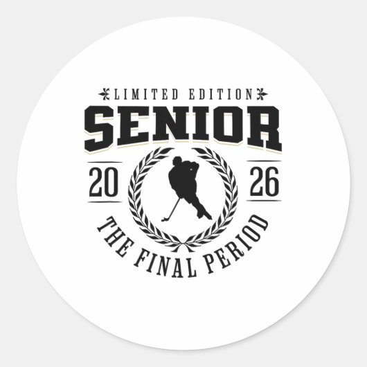 Sticker Rond Hockey Senior The Final Period 2026 (Devant)
