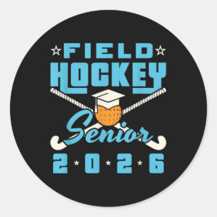 Sticker Rond Hockey sur gazon Senior 2026 Diplômé Cl Senior Nig