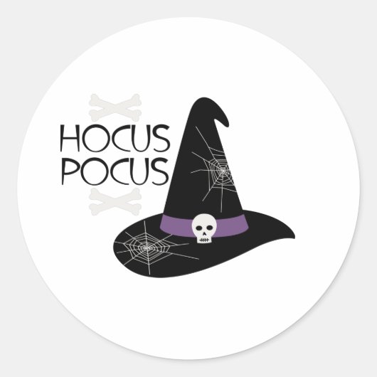 Sticker Rond Hocus Pocus (Devant)