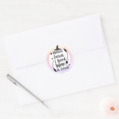 Sticker Rond Hocus Pocus I Need I wine I Focus (Enveloppe)