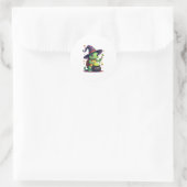 Sticker Rond Hocus Shellcus Turtle (Sac)