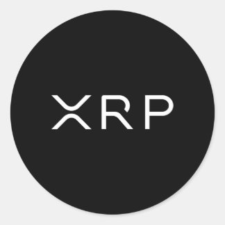 Sticker Rond Hodler Du Portefeuille De Cryptomonnaie Xrp Coin