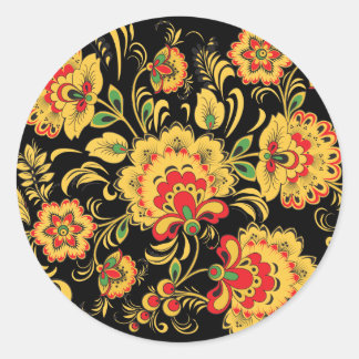 Sticker Rond Hohloma floral