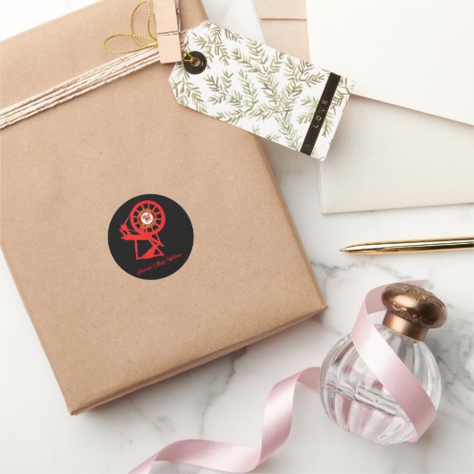 STICKER ROND HOJ (Cadeaux)