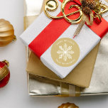 Sticker Rond Holiday<br><div class="desc">These stickers are perfect for using as labels on Christmas cards & toxiques and the solive design can be easily personalized with your name.</div>