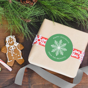 Sticker Rond Holiday