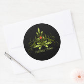 Sticker Rond Holiday Cheer (Enveloppe)