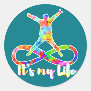 Sticker Rond holiES - Lemniscate - C'est ma personne de vie