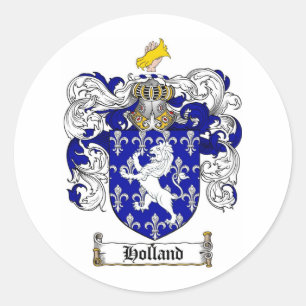 STICKER ROND HOLLAND FAMILLE CREST - HOLLAND COAT OF ARMS