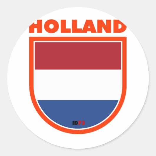 Sticker Rond Hollande (Devant)