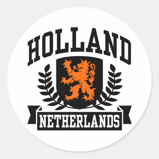 Sticker Rond Hollande (Devant)