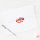 Sticker Rond Hollandse Herder (Enveloppe)