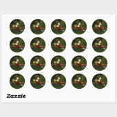 Sticker Rond Holly Angel (Feuille)