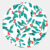 Sticker Rond Holly (Festif) (Devant)