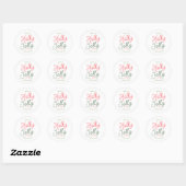 Sticker Rond Holly Jolly Christmas (Feuille)