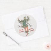 Sticker Rond Holly Walter Grane Flowers de Shakespeare CC0987 (Enveloppe)