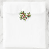Sticker Rond HollyBerries20150802 (Sac)