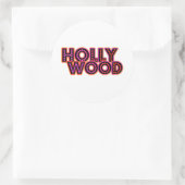 Sticker Rond Hollywood (Sac)