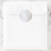 Sticker Rond Holographie romantique irisée glamour perle (Sac)