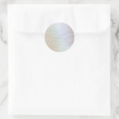 Sticker Rond Holographie romantique irisée glamour perle (Sac)