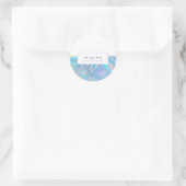 Sticker Rond Holographique de luxe tendance (Sac)