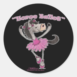 Sticker Rond Holsteiner Horse Ballet