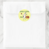 Sticker Rond Holy Cow I'm 70 Anniversaire Tshirts and Gifts (Sac)