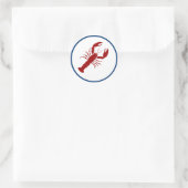 Sticker Rond Homard (Sac)