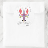 Sticker Rond Homard du Maine (Sac)