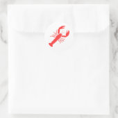 Sticker Rond homard rouge (Sac)