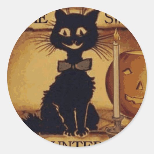 Sticker Rond Home sweet haunted home (Devant)