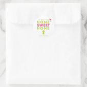 Sticker Rond Home Sweet Home {new home} Cupcake Toppers/Sticker (Sac)