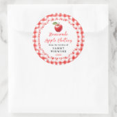 Sticker Rond Homemade Apple Chutney Label (Sac)