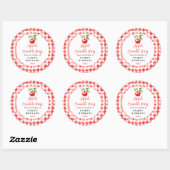 Sticker Rond Homemade Apple Crumble Bars Label (Feuille)