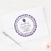 Sticker Rond Homemade Blackberry Crumble Bars Label (Enveloppe)