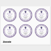 Sticker Rond Homemade Blackberry Scones Label (Feuille)