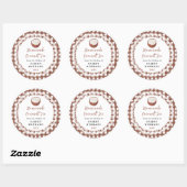 Sticker Rond Homemade Coconut Ice Label (Feuille)