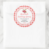 Sticker Rond Homemade Cranberry Scones Label (Sac)