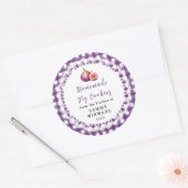 Sticker Rond Homemade Fig Cookie Label (Enveloppe)