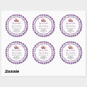 Sticker Rond Homemade Fig Cookie Label (Feuille)