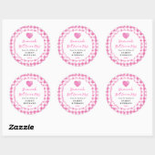 Sticker Rond Homemade Hot Cocoa Mix Label (Feuille)