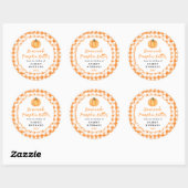 Sticker Rond Homemade Pumpkin Butter Label (Feuille)