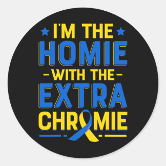 Sticker Rond Homie Avec Chromie Supplémentaire Le Syndrome De D