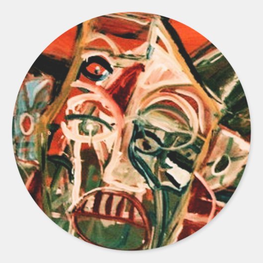 STICKER ROND HOMMAGE AU MISTRO (Devant)